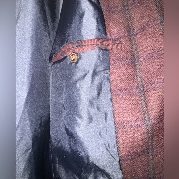 Madewell Women Plus Size Larsen Blazer in Spiced Raisin - Picture 8 of 12